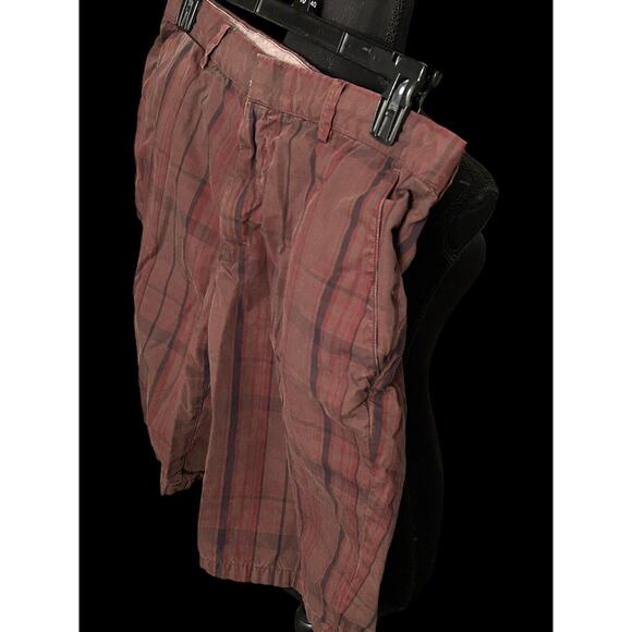 Club Monaco Mens Size 33 Flat Front Multicolor Striped Shorts - Picture 3 of 8